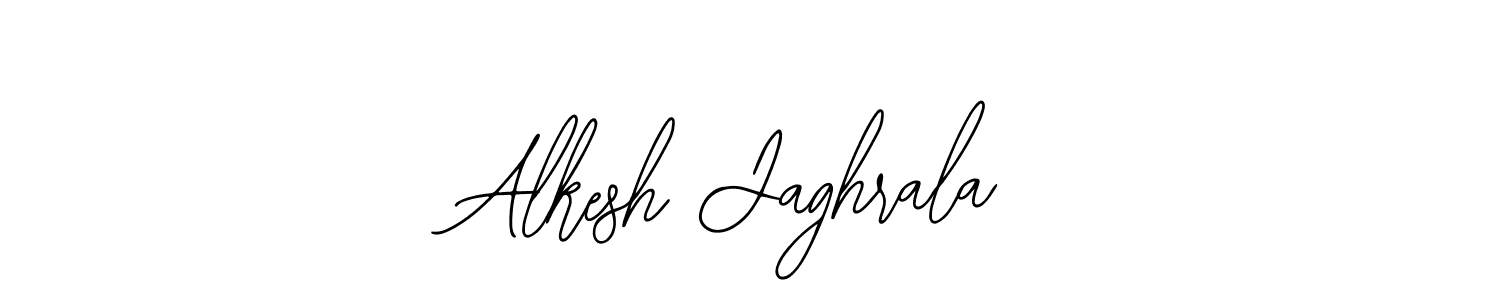 How to make Alkesh Jaghrala name signature. Use Bearetta-2O07w style for creating short signs online. This is the latest handwritten sign. Alkesh Jaghrala signature style 12 images and pictures png