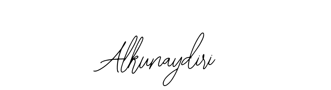 Design your own signature with our free online signature maker. With this signature software, you can create a handwritten (Bearetta-2O07w) signature for name Alkunaydiri. Alkunaydiri signature style 12 images and pictures png