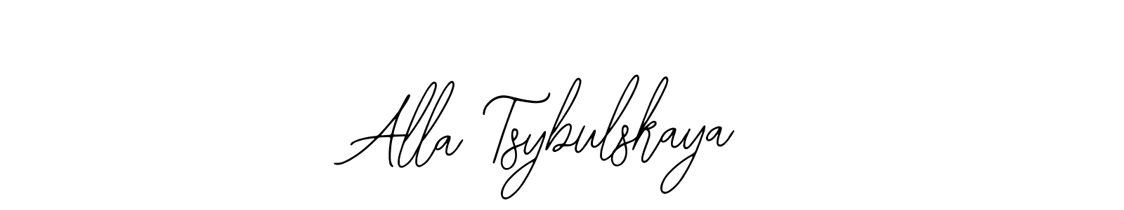 Make a short Alla Tsybulskaya signature style. Manage your documents anywhere anytime using Bearetta-2O07w. Create and add eSignatures, submit forms, share and send files easily. Alla Tsybulskaya signature style 12 images and pictures png