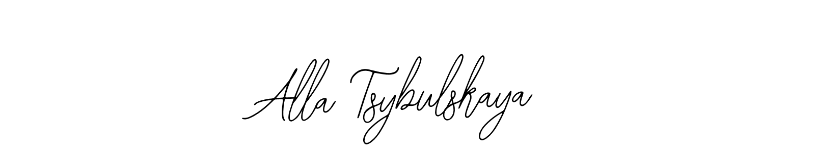 Design your own signature with our free online signature maker. With this signature software, you can create a handwritten (Bearetta-2O07w) signature for name Alla Tsybulskaya. Alla Tsybulskaya signature style 12 images and pictures png