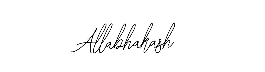 Use a signature maker to create a handwritten signature online. With this signature software, you can design (Bearetta-2O07w) your own signature for name Allabhakash. Allabhakash signature style 12 images and pictures png