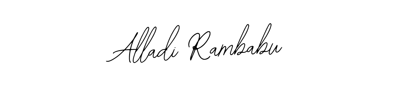 Make a short Alladi Rambabu signature style. Manage your documents anywhere anytime using Bearetta-2O07w. Create and add eSignatures, submit forms, share and send files easily. Alladi Rambabu signature style 12 images and pictures png