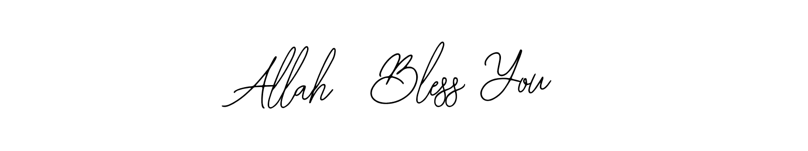 Make a beautiful signature design for name Allah  Bless You. With this signature (Bearetta-2O07w) style, you can create a handwritten signature for free. Allah  Bless You signature style 12 images and pictures png