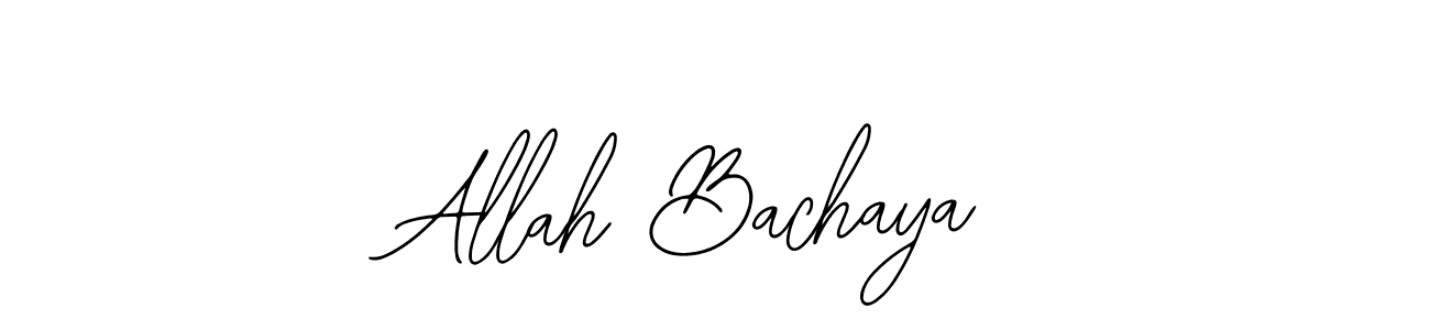 Also You can easily find your signature by using the search form. We will create Allah Bachaya name handwritten signature images for you free of cost using Bearetta-2O07w sign style. Allah Bachaya signature style 12 images and pictures png