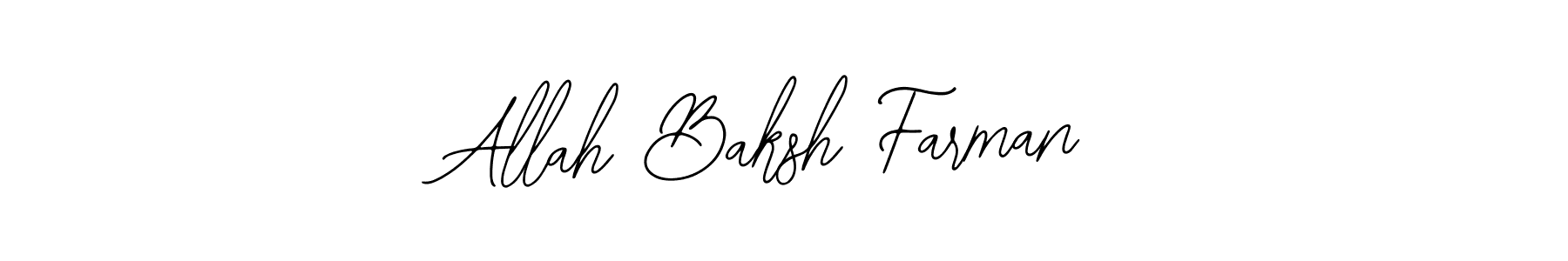 if you are searching for the best signature style for your name Allah Baksh Farman. so please give up your signature search. here we have designed multiple signature styles  using Bearetta-2O07w. Allah Baksh Farman signature style 12 images and pictures png