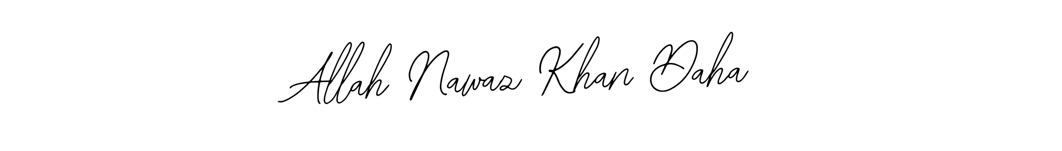 Use a signature maker to create a handwritten signature online. With this signature software, you can design (Bearetta-2O07w) your own signature for name Allah Nawaz Khan Daha. Allah Nawaz Khan Daha signature style 12 images and pictures png