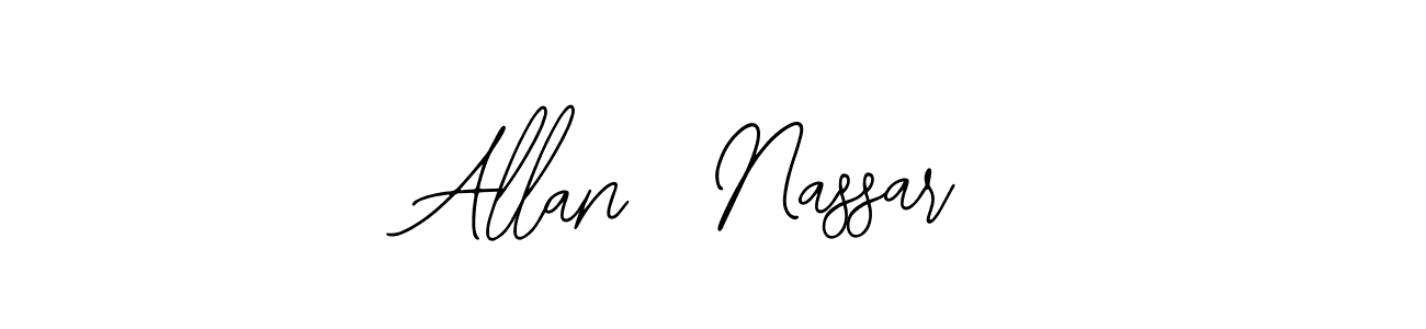 It looks lik you need a new signature style for name Allan  Nassar. Design unique handwritten (Bearetta-2O07w) signature with our free signature maker in just a few clicks. Allan  Nassar signature style 12 images and pictures png