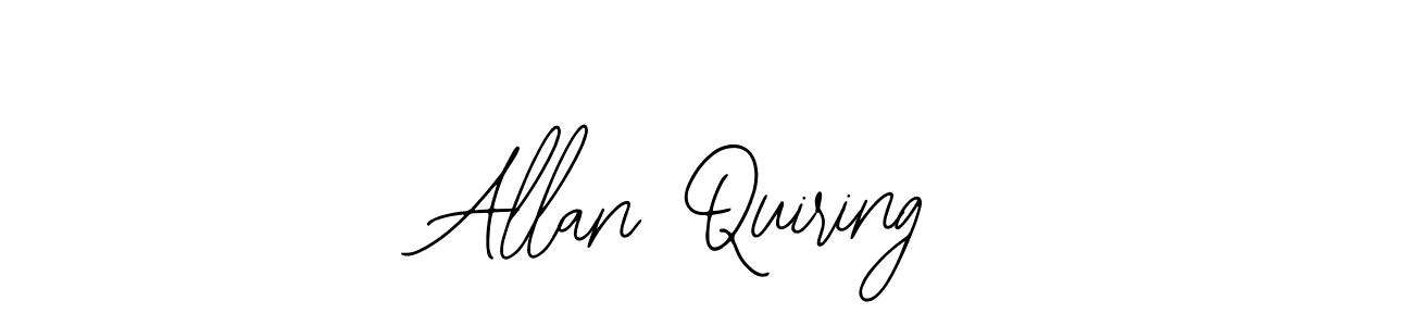 How to make Allan Quiring signature? Bearetta-2O07w is a professional autograph style. Create handwritten signature for Allan Quiring name. Allan Quiring signature style 12 images and pictures png