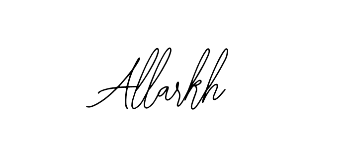 You should practise on your own different ways (Bearetta-2O07w) to write your name (Allarkh) in signature. don't let someone else do it for you. Allarkh signature style 12 images and pictures png
