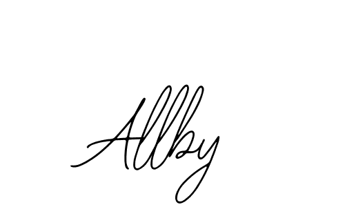 Create a beautiful signature design for name Allby. With this signature (Bearetta-2O07w) fonts, you can make a handwritten signature for free. Allby signature style 12 images and pictures png