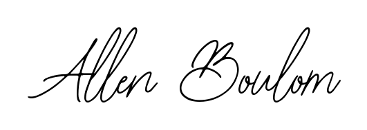 Enhance your business communications with Allen Boulom signature in Bearetta-2O07w lettering. Clean, modern, and universally compatible. Allen Boulom signature style 12 images and pictures png