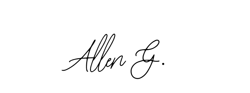 How to Draw Allen G. signature style? Bearetta-2O07w is a latest design signature styles for name Allen G.. Allen G. signature style 12 images and pictures png