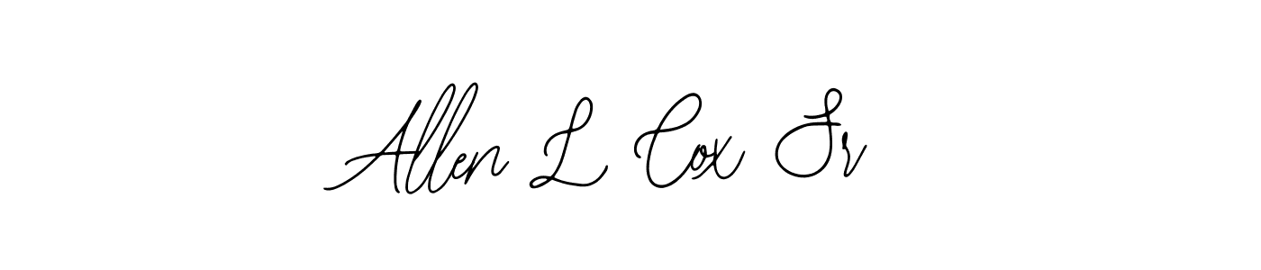 Similarly Bearetta-2O07w is the best handwritten signature design. Signature creator online .You can use it as an online autograph creator for name Allen L Cox Sr. Allen L Cox Sr signature style 12 images and pictures png