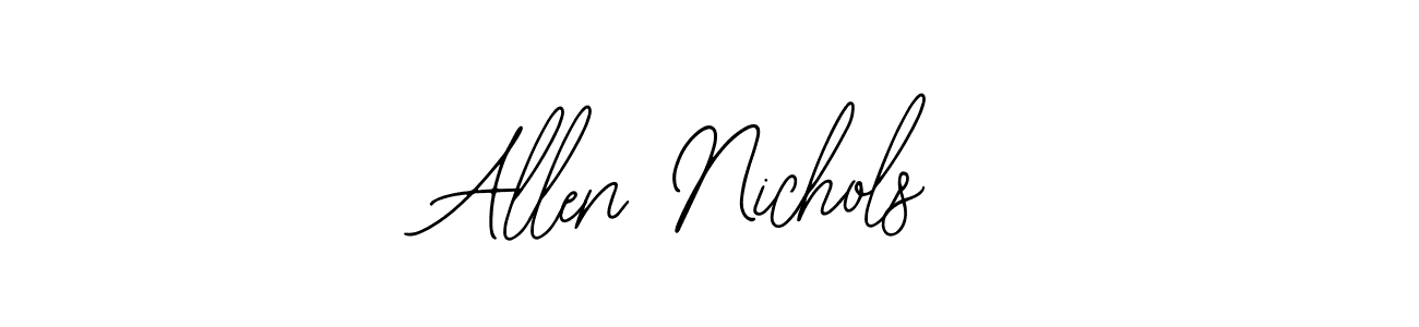 Bearetta-2O07w is a professional signature style that is perfect for those who want to add a touch of class to their signature. It is also a great choice for those who want to make their signature more unique. Get Allen Nichols name to fancy signature for free. Allen Nichols signature style 12 images and pictures png