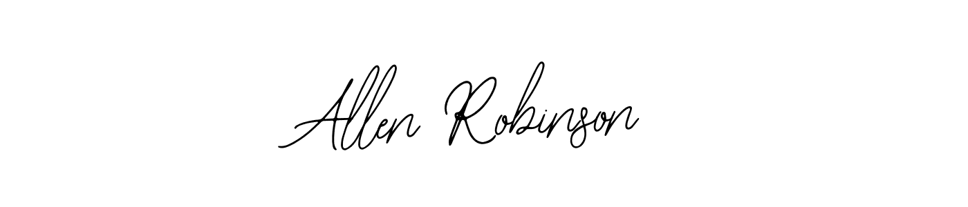Design your own signature with our free online signature maker. With this signature software, you can create a handwritten (Bearetta-2O07w) signature for name Allen Robinson. Allen Robinson signature style 12 images and pictures png