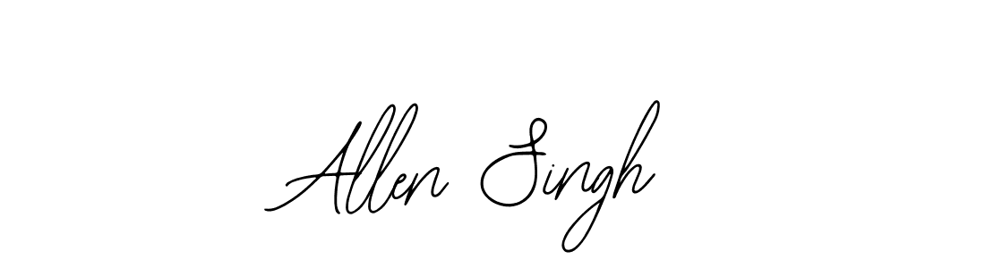 How to make Allen Singh signature? Bearetta-2O07w is a professional autograph style. Create handwritten signature for Allen Singh name. Allen Singh signature style 12 images and pictures png