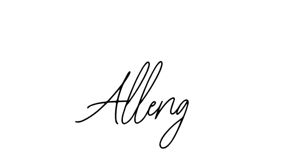 Bearetta-2O07w is a professional signature style that is perfect for those who want to add a touch of class to their signature. It is also a great choice for those who want to make their signature more unique. Get Alleng name to fancy signature for free. Alleng signature style 12 images and pictures png