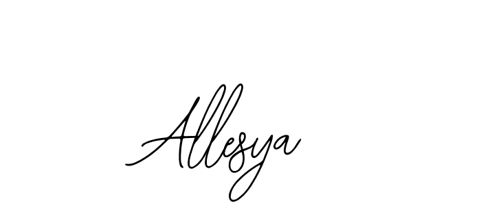 Similarly Bearetta-2O07w is the best handwritten signature design. Signature creator online .You can use it as an online autograph creator for name Allesya. Allesya signature style 12 images and pictures png