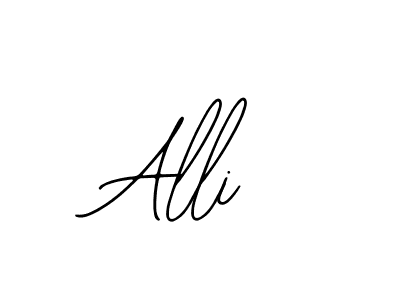 How to make Alli signature? Bearetta-2O07w is a professional autograph style. Create handwritten signature for Alli name. Alli signature style 12 images and pictures png