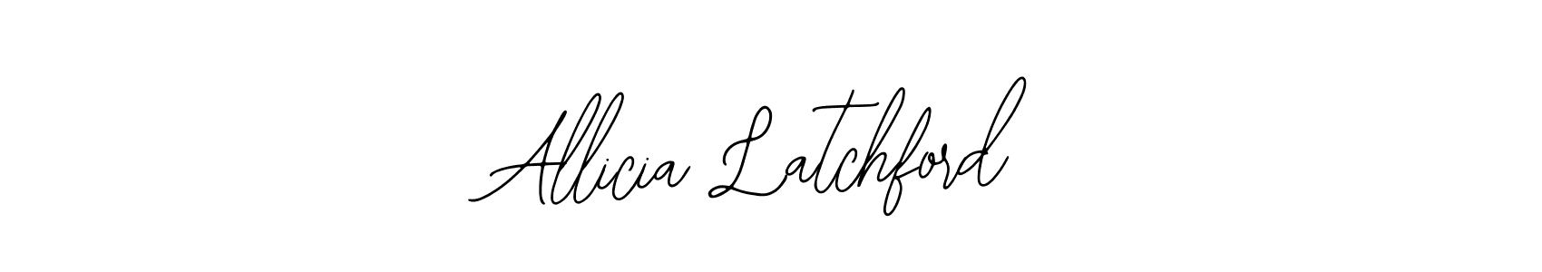 Bearetta-2O07w is a professional signature style that is perfect for those who want to add a touch of class to their signature. It is also a great choice for those who want to make their signature more unique. Get Allicia Latchford name to fancy signature for free. Allicia Latchford signature style 12 images and pictures png