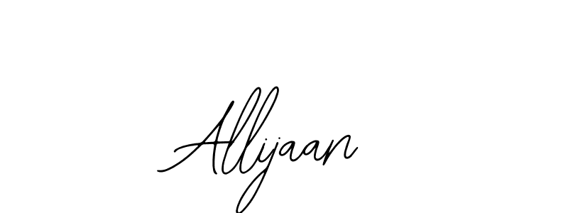 Design your own signature with our free online signature maker. With this signature software, you can create a handwritten (Bearetta-2O07w) signature for name Allijaan. Allijaan signature style 12 images and pictures png