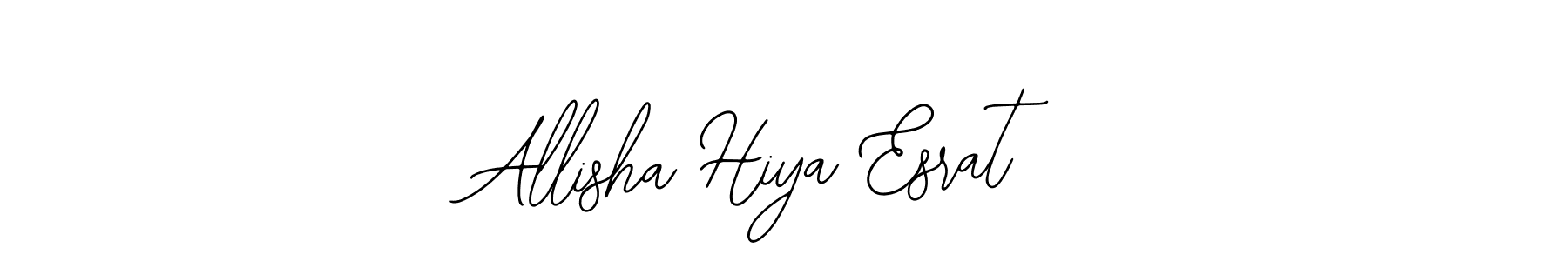 Make a beautiful signature design for name Allisha Hiya Esrat. With this signature (Bearetta-2O07w) style, you can create a handwritten signature for free. Allisha Hiya Esrat signature style 12 images and pictures png