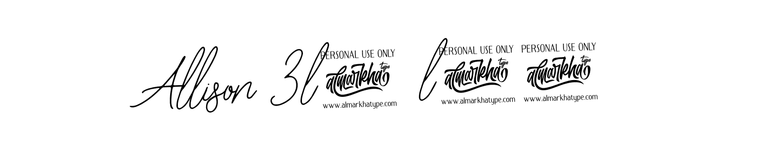 How to make Allison 3l28l24 name signature. Use Bearetta-2O07w style for creating short signs online. This is the latest handwritten sign. Allison 3l28l24 signature style 12 images and pictures png