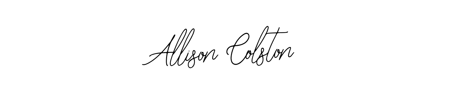 Make a beautiful signature design for name Allison Colston. Use this online signature maker to create a handwritten signature for free. Allison Colston signature style 12 images and pictures png