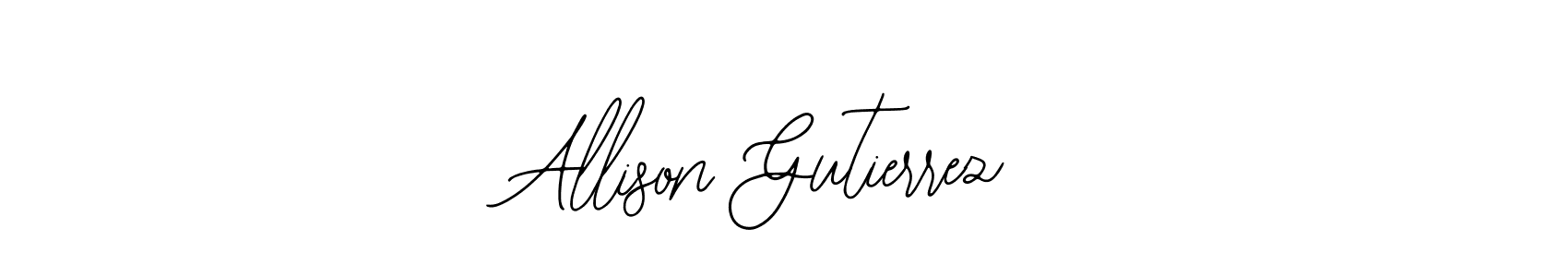 Allison Gutierrez stylish signature style. Best Handwritten Sign (Bearetta-2O07w) for my name. Handwritten Signature Collection Ideas for my name Allison Gutierrez. Allison Gutierrez signature style 12 images and pictures png