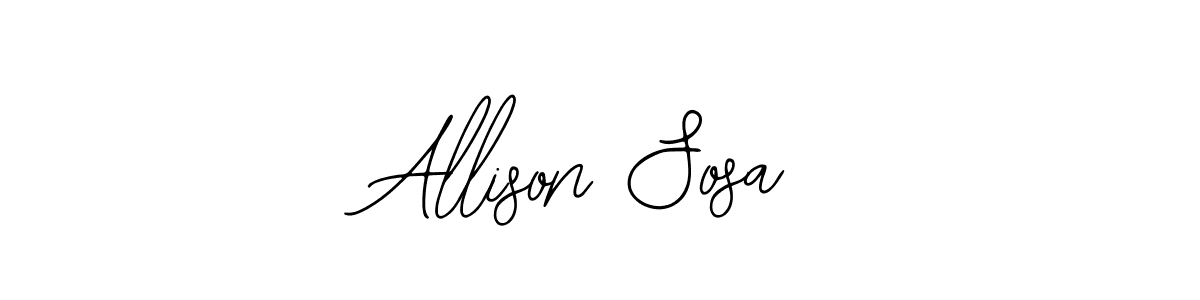 Make a beautiful signature design for name Allison Sosa. With this signature (Bearetta-2O07w) style, you can create a handwritten signature for free. Allison Sosa signature style 12 images and pictures png