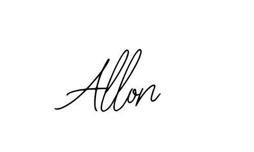 Design your own signature with our free online signature maker. With this signature software, you can create a handwritten (Bearetta-2O07w) signature for name Allon. Allon signature style 12 images and pictures png