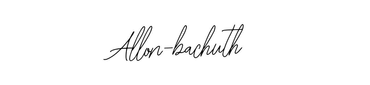 Design your own signature with our free online signature maker. With this signature software, you can create a handwritten (Bearetta-2O07w) signature for name Allon-bachuth. Allon-bachuth signature style 12 images and pictures png