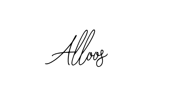 Make a beautiful signature design for name Alloos. With this signature (Bearetta-2O07w) style, you can create a handwritten signature for free. Alloos signature style 12 images and pictures png