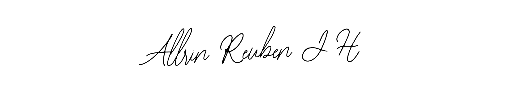 How to Draw Allrin Reuben J H signature style? Bearetta-2O07w is a latest design signature styles for name Allrin Reuben J H. Allrin Reuben J H signature style 12 images and pictures png