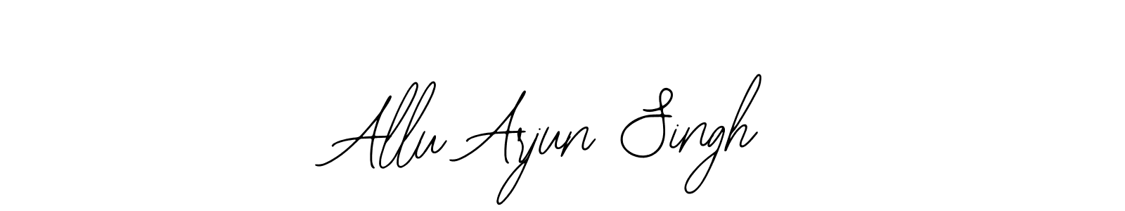 Make a beautiful signature design for name Allu Arjun Singh. With this signature (Bearetta-2O07w) style, you can create a handwritten signature for free. Allu Arjun Singh signature style 12 images and pictures png