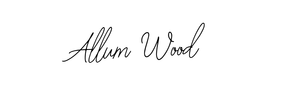 Bearetta-2O07w is a professional signature style that is perfect for those who want to add a touch of class to their signature. It is also a great choice for those who want to make their signature more unique. Get Allum Wood name to fancy signature for free. Allum Wood signature style 12 images and pictures png