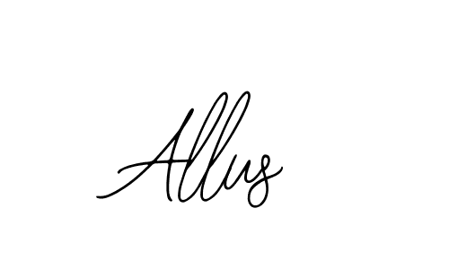 Use a signature maker to create a handwritten signature online. With this signature software, you can design (Bearetta-2O07w) your own signature for name Allus. Allus signature style 12 images and pictures png