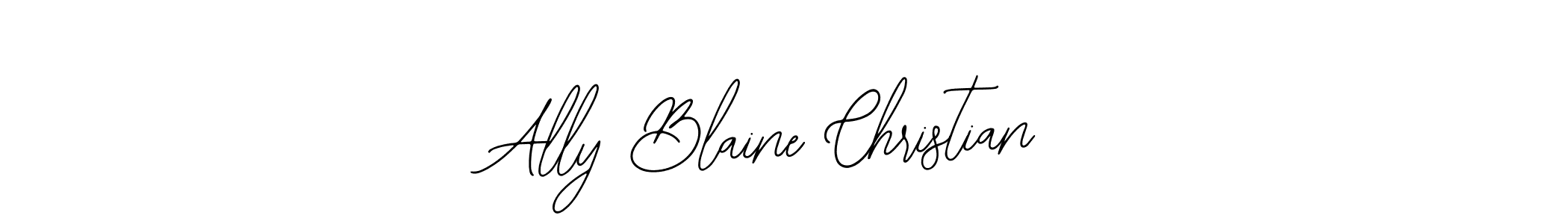 Similarly Bearetta-2O07w is the best handwritten signature design. Signature creator online .You can use it as an online autograph creator for name Ally Blaine Christian. Ally Blaine Christian signature style 12 images and pictures png