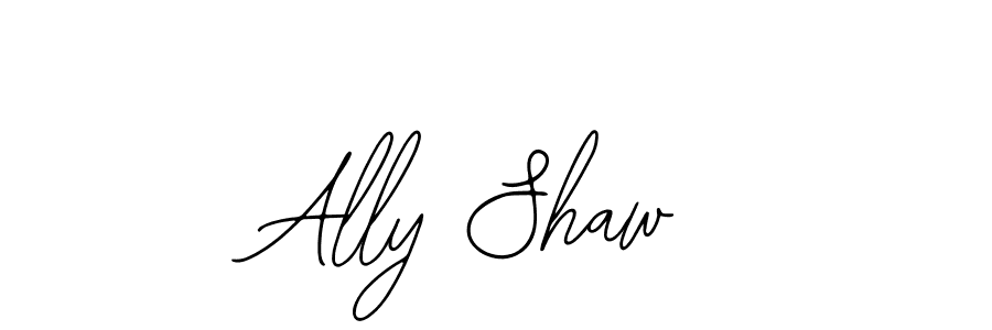 The best way (Bearetta-2O07w) to make a short signature is to pick only two or three words in your name. The name Ally Shaw include a total of six letters. For converting this name. Ally Shaw signature style 12 images and pictures png