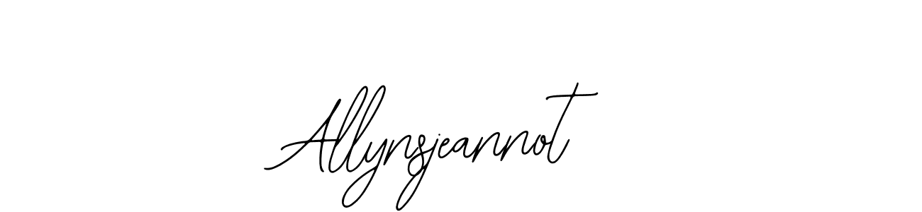 Create a beautiful signature design for name Allynsjeannot. With this signature (Bearetta-2O07w) fonts, you can make a handwritten signature for free. Allynsjeannot signature style 12 images and pictures png