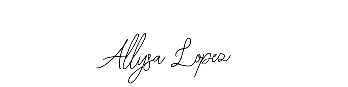 Also we have Allysa Lopez name is the best signature style. Create professional handwritten signature collection using Bearetta-2O07w autograph style. Allysa Lopez signature style 12 images and pictures png
