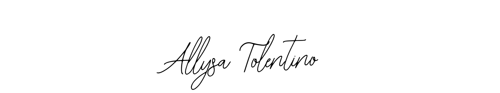 Also we have Allysa Tolentino name is the best signature style. Create professional handwritten signature collection using Bearetta-2O07w autograph style. Allysa Tolentino signature style 12 images and pictures png