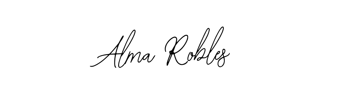 Design your own signature with our free online signature maker. With this signature software, you can create a handwritten (Bearetta-2O07w) signature for name Alma Robles. Alma Robles signature style 12 images and pictures png