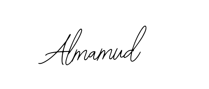 How to make Almamud name signature. Use Bearetta-2O07w style for creating short signs online. This is the latest handwritten sign. Almamud signature style 12 images and pictures png