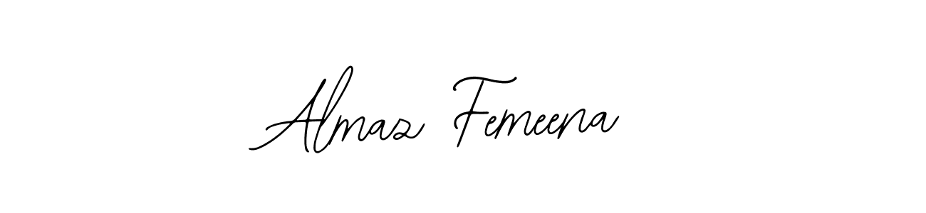 How to make Almaz Femeena name signature. Use Bearetta-2O07w style for creating short signs online. This is the latest handwritten sign. Almaz Femeena signature style 12 images and pictures png