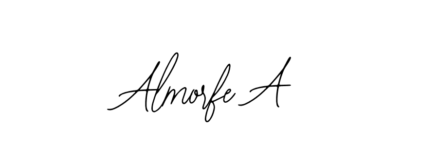 Almorfe A stylish signature style. Best Handwritten Sign (Bearetta-2O07w) for my name. Handwritten Signature Collection Ideas for my name Almorfe A. Almorfe A signature style 12 images and pictures png