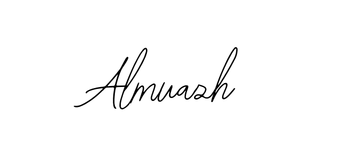 How to make Almuazh name signature. Use Bearetta-2O07w style for creating short signs online. This is the latest handwritten sign. Almuazh signature style 12 images and pictures png