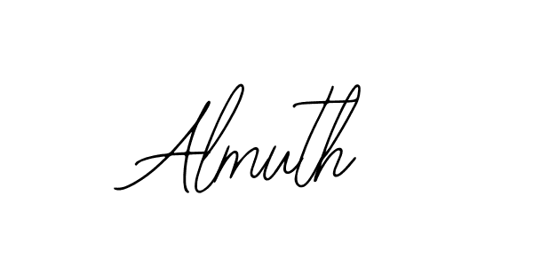 Use a signature maker to create a handwritten signature online. With this signature software, you can design (Bearetta-2O07w) your own signature for name Almuth. Almuth signature style 12 images and pictures png