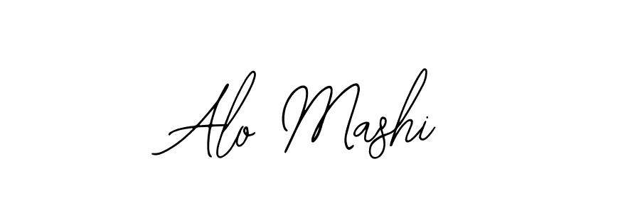 Similarly Bearetta-2O07w is the best handwritten signature design. Signature creator online .You can use it as an online autograph creator for name Alo Mashi. Alo Mashi signature style 12 images and pictures png