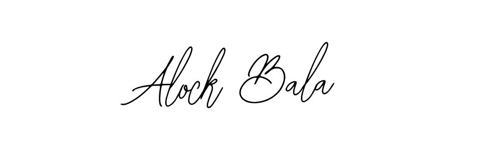 Make a beautiful signature design for name Alock Bala. With this signature (Bearetta-2O07w) style, you can create a handwritten signature for free. Alock Bala signature style 12 images and pictures png